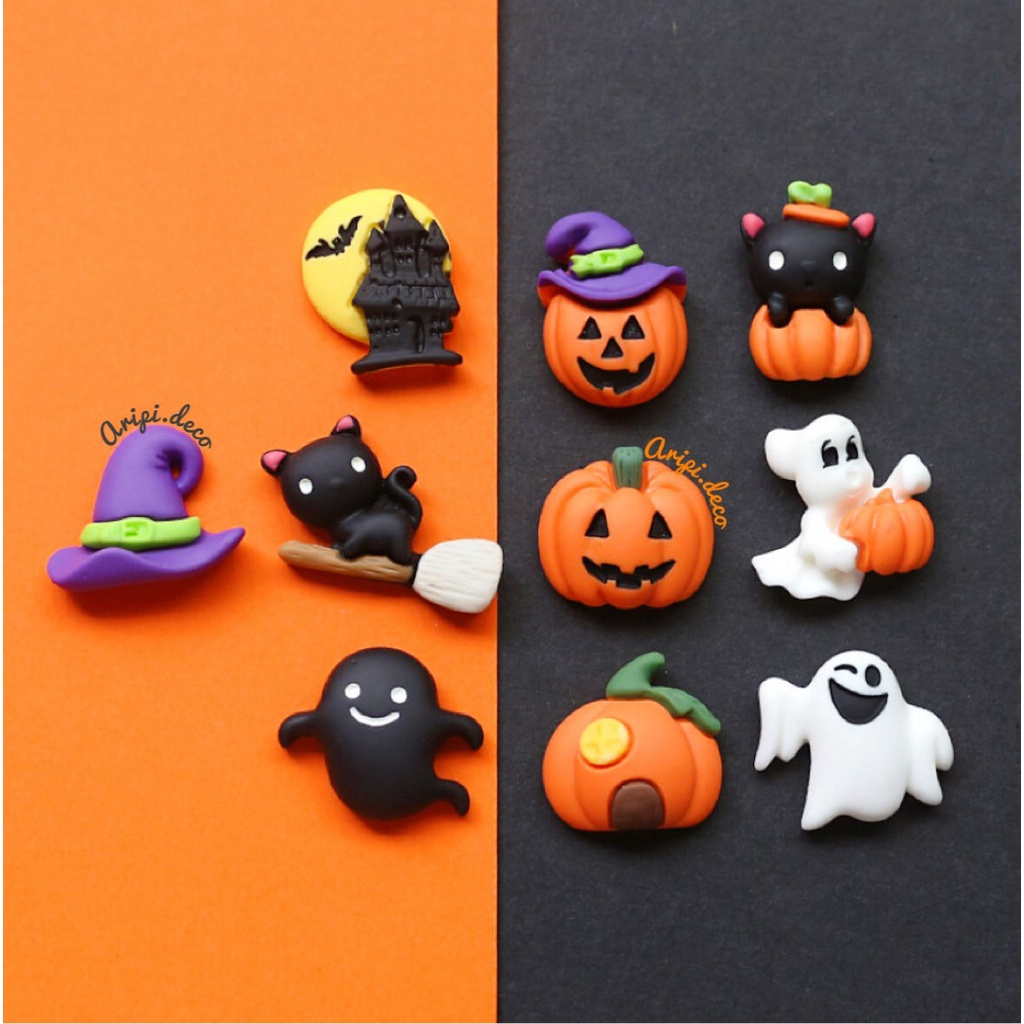 Charm halloween đáng yêu B50 /Nguyên liệu làm phụ kiện handmade vòng tay / resin