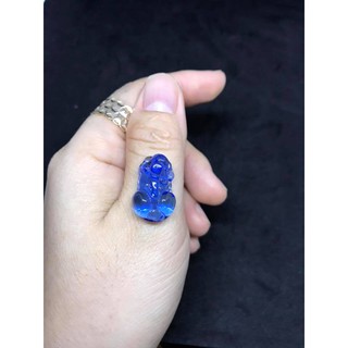  MẶT TỲ HƯU MAY MẮN TÀI LỘC ĐÁ PHONG THỦY XANH DƯƠNG