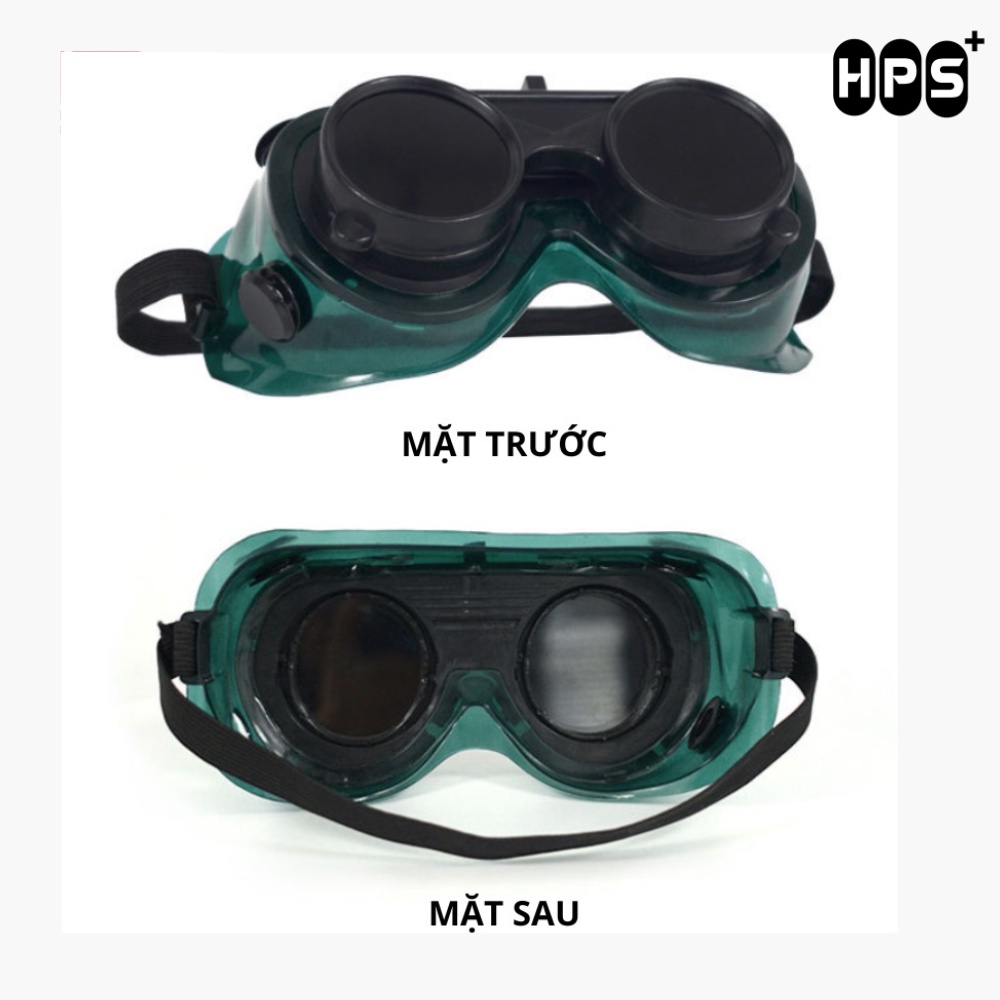 Kính hàn 2 lớp cao cấp bảo vệ mắt, Kính chuyên dụng cho thợ hàn cơ khí, Mặt nạ hàn điện, hồ quang