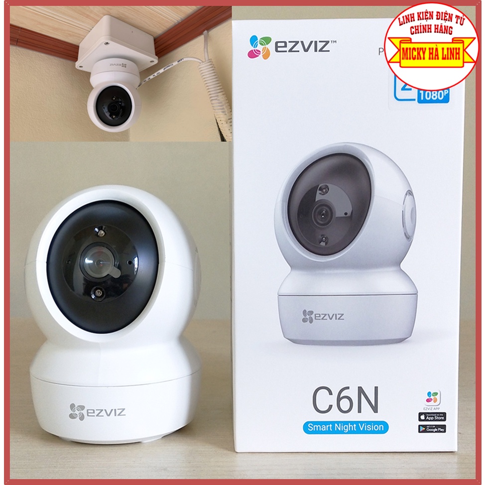 Camera Wifi thông minh EZVIZ C6N 1080P - chính hãng bảo hành 2 năm