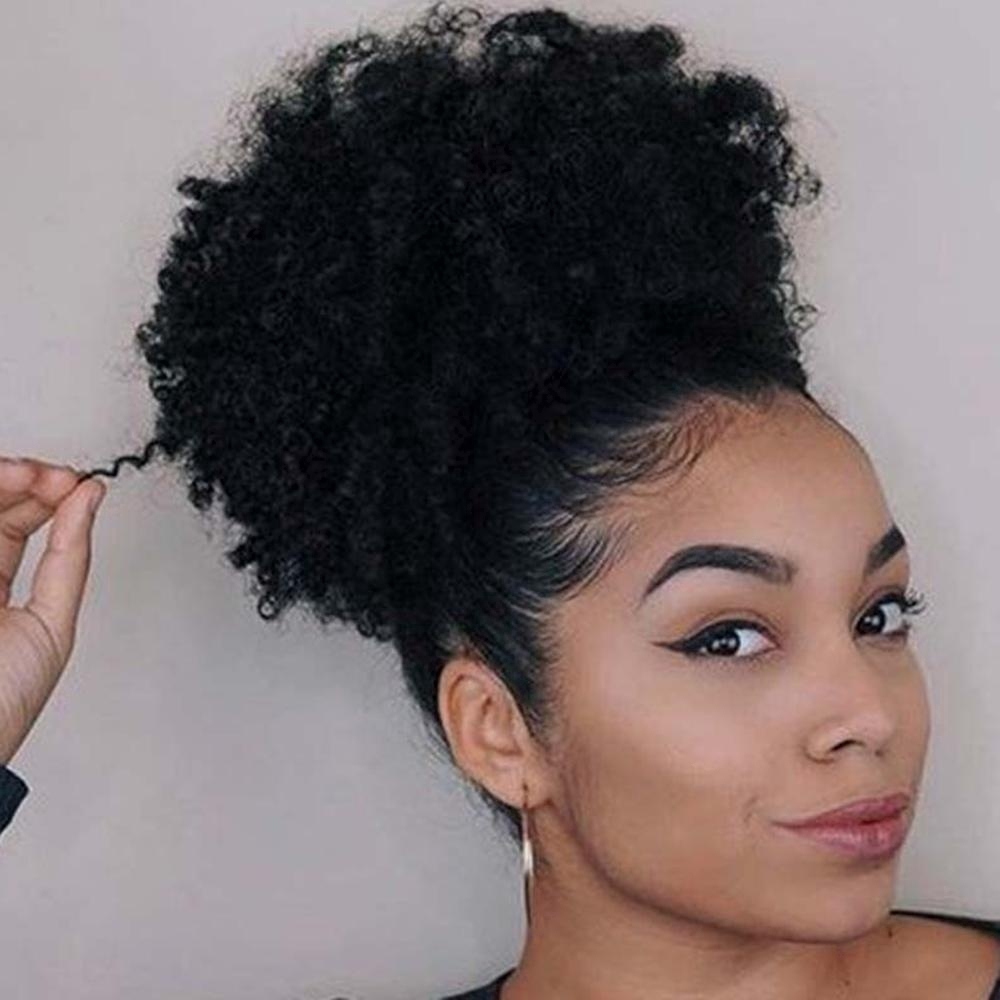 Búi Tóc Giả Ngắn Có Dây Rút Dành Cho Nữ