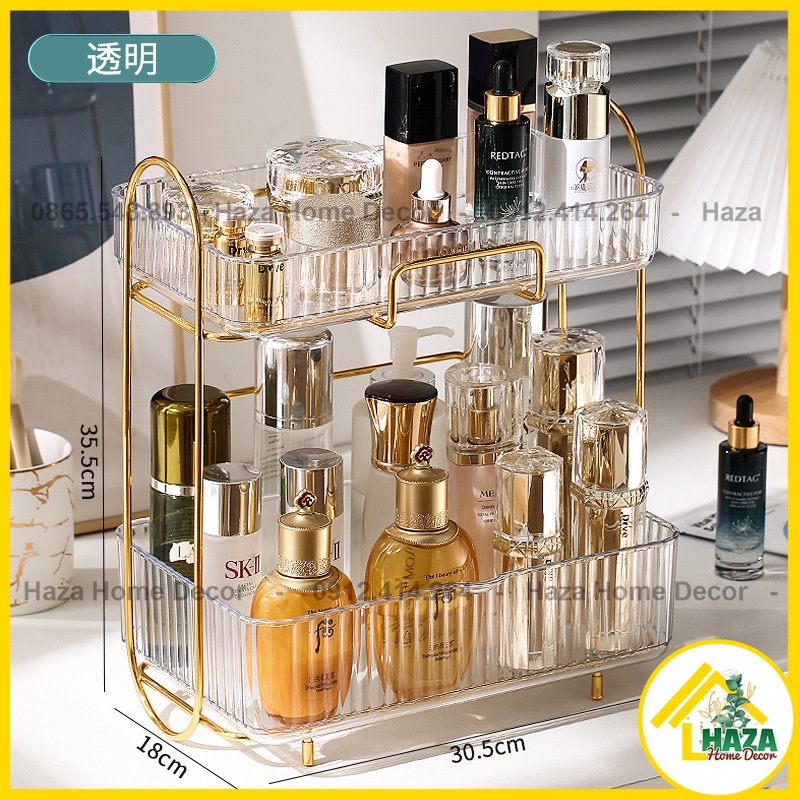 HOẢ TỐC❤️ Mã 3405 - Kệ Đựng Mỹ Phẩm Nhà Vệ Sinh Phòng Ngủ, Kệ mỹ phẩm nhà tắm chống han gỉ sang trọng