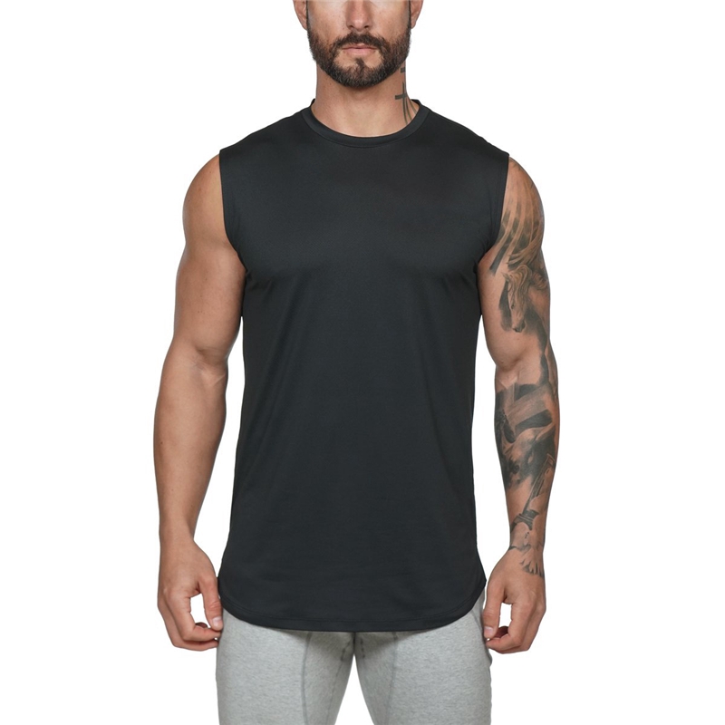 New Brand Fashion Stringer Tank Tops Men Gyms Casual Shirt Fitness Tank Top Men Gyms Clothing Bodybuilding Cotton Vest Shipping