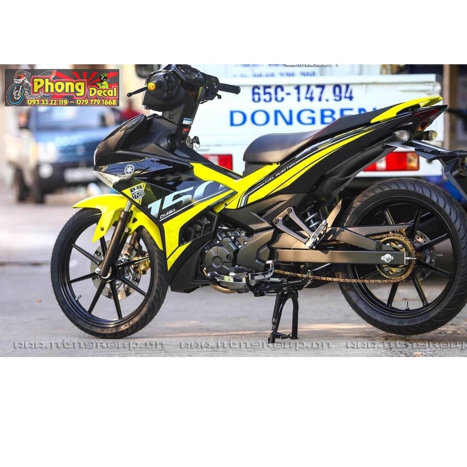 Tem Rời Ex 150 Y15zr Vàng Đen