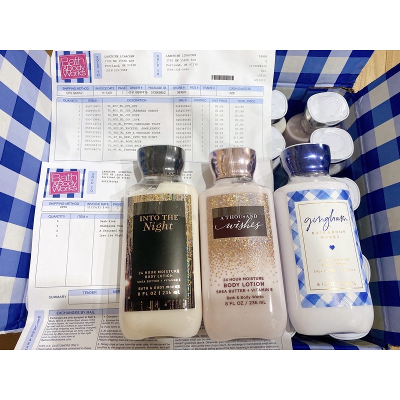 [BILL US] Dưỡng thể Body lotion Bath Body Works