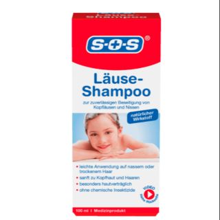 DẦU GỘI TRỊ CHẤY, RẬN SOS LAUSE SHAMPOO