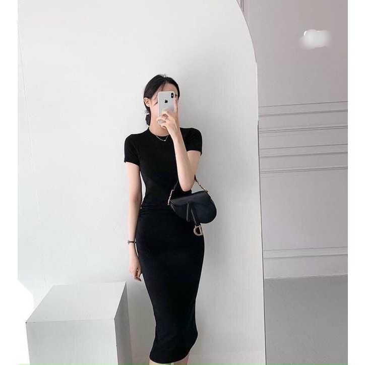 VÁY BODY ZIP NHÚN EO NHÀ  sp000097