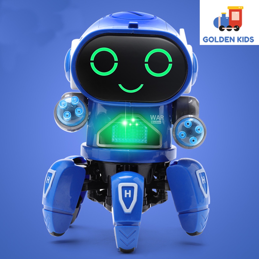 Đồ chơi robot thông minh, Bạch tuộc âm nhạc nhảy múa siêu đáng yêu GOLDEN KIDS