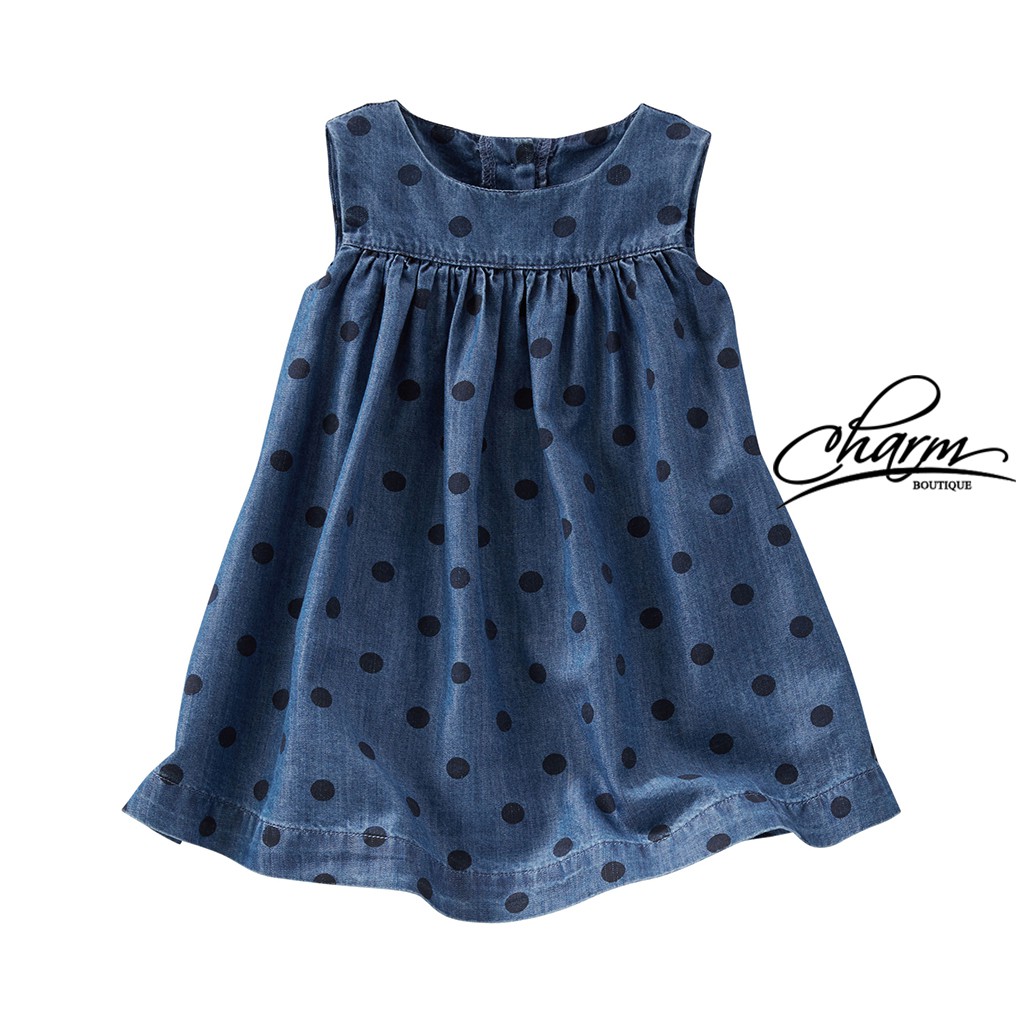 Váy Cho Bé Gái, Đầm Bé Gái Thun CARTER'S Chính Hãng