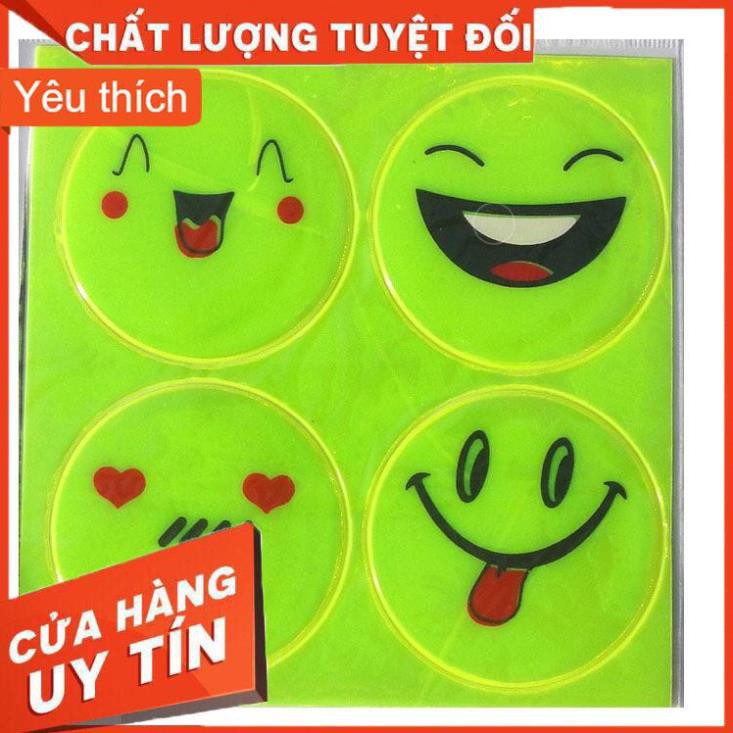 Miến dán phản quang mặt cười