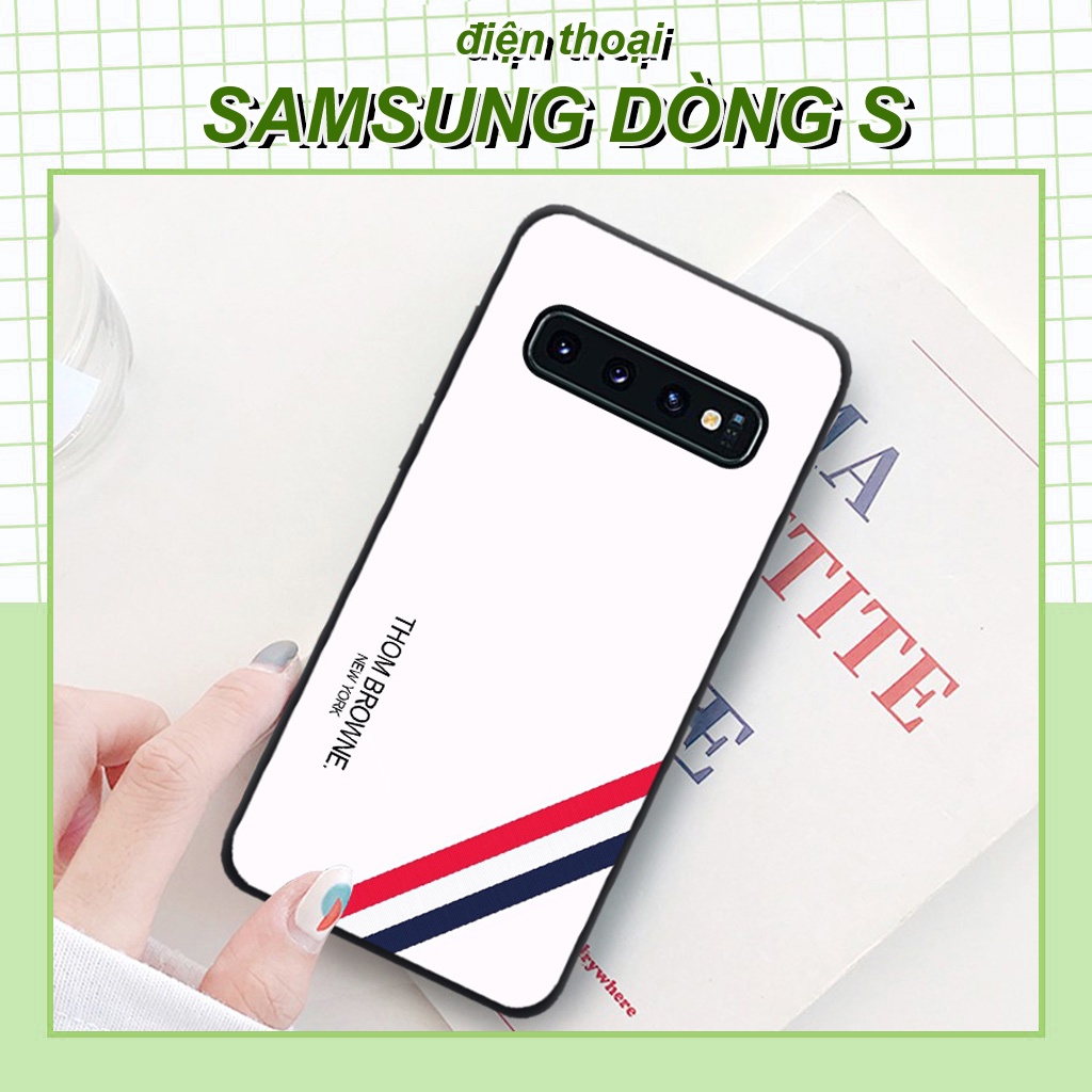 Ốp lưng Thom Browne nhám điện thoại Samsung s7/s7edge/s8/s8+/s9/s9+/s10/s10+/s10e