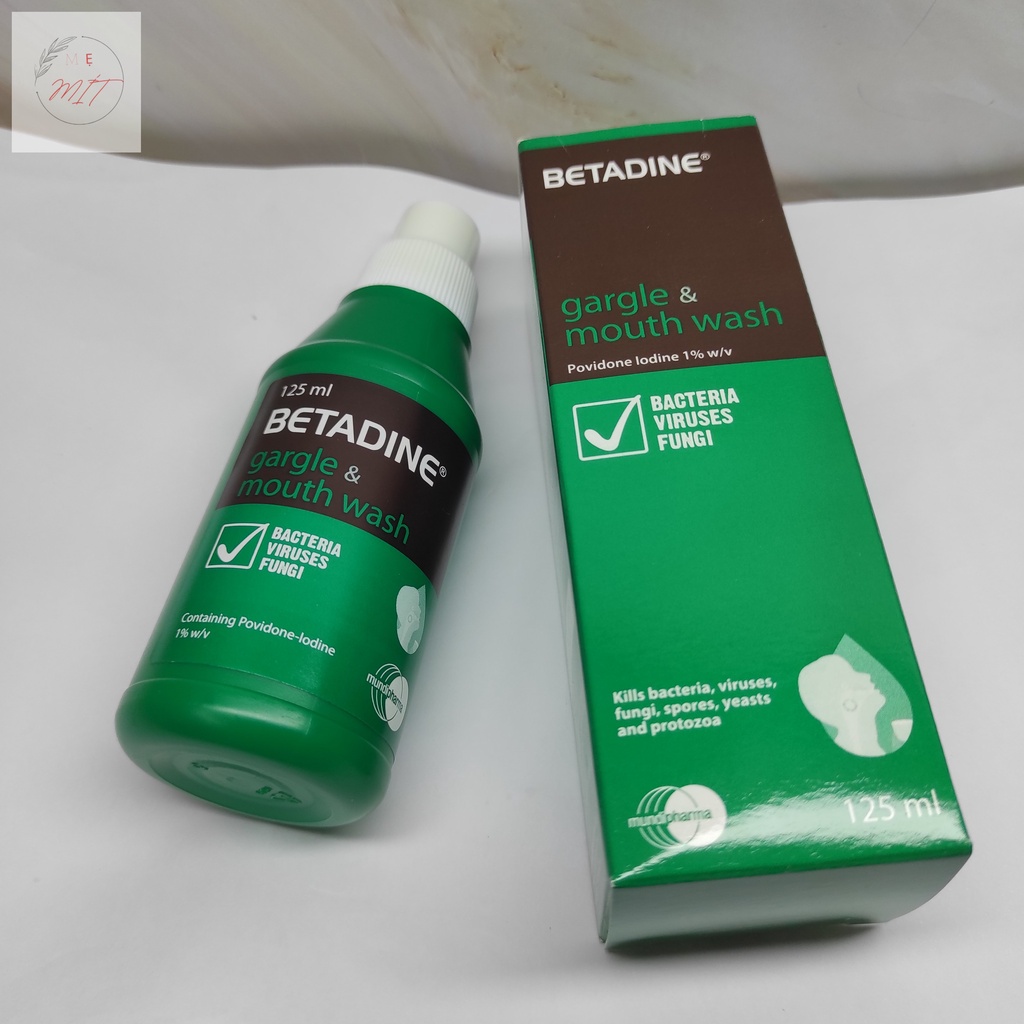 BETADINE Súc họng & súc miệng chai 125ml