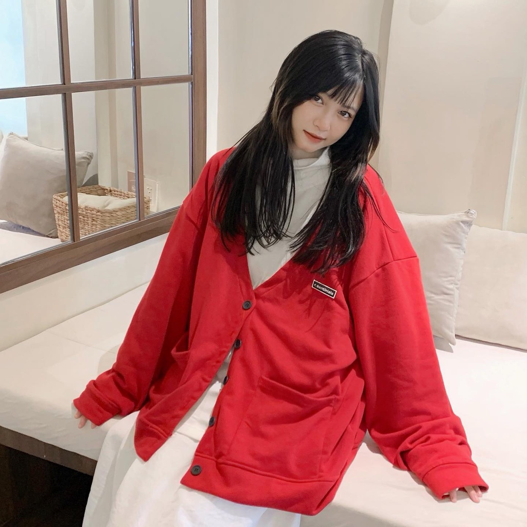 CARDIGAN R. SENTINIALS áo cardigan nỉ