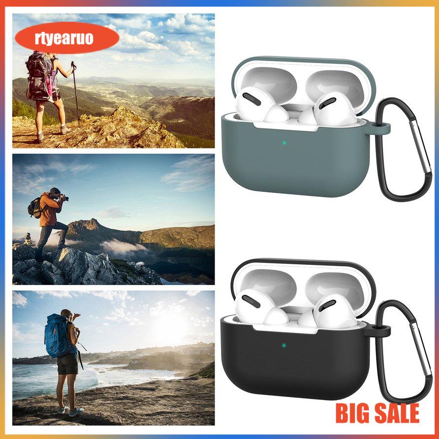 For AIRPOD Pro Case Cover With Keychain Full Protective Rubber Skin Accessory