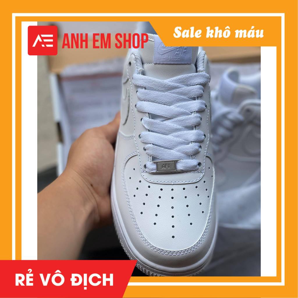 [Mã FAXANH245 giảm 10k đơn từ 50k] Giày Thể Thao Aiir Force 1 af1 trắng nam nữ, Giày af1, giày sn trắng | BigBuy360 - bigbuy360.vn