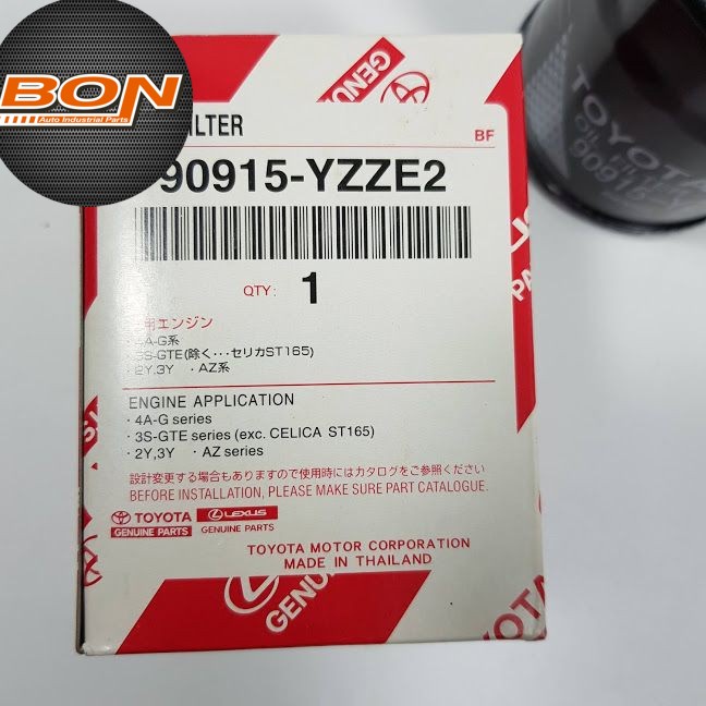 Lọc nhớt (lọc dầu) động cơ xe Camry, Zace, Rav4, Altis (Mã: 90915YZZE2/9091510002/9091510004)