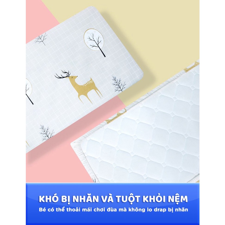 [Mã MKBCHI5 giảm 10% đơn 600K] Tấm Drap bọc nệm xơ dừa Chilux chất lượng cao, mềm mại thoáng khi cho bé giấc ngủ ngon | BigBuy360 - bigbuy360.vn