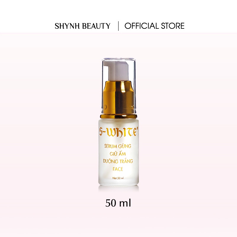 Serum Gừng Giữ Ẩm Dưỡng Trắng Da S-White giúp da căng mịn, thu nhỏ lỗ chân lông