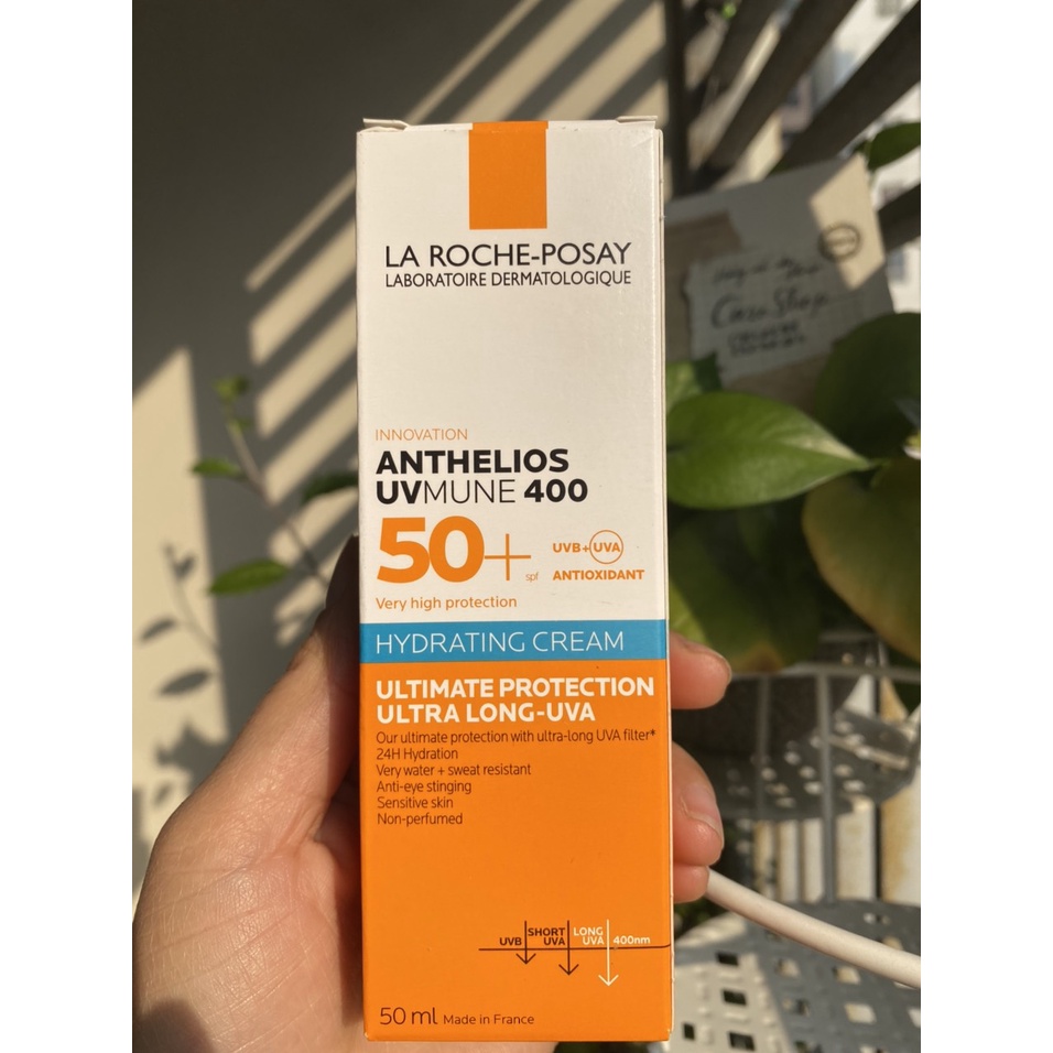 Kem chống nắng La Roche Posay Anthelios creme hydratante vạch xanh dương da khô nhạy cảm