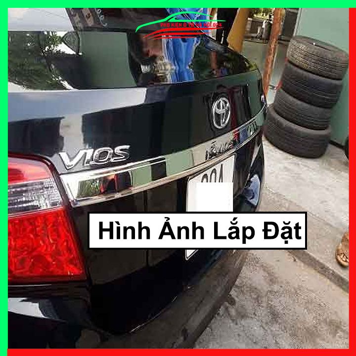 Ốp tay mở cốp mạ Crom Vios 2014-2017 trang trí xe chống va đập hiệu quả