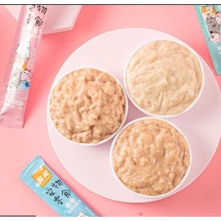 Combo 10 thanh súp thưởng cho mèo Shizuka/ Cat food/ Pet snack thanh 15g