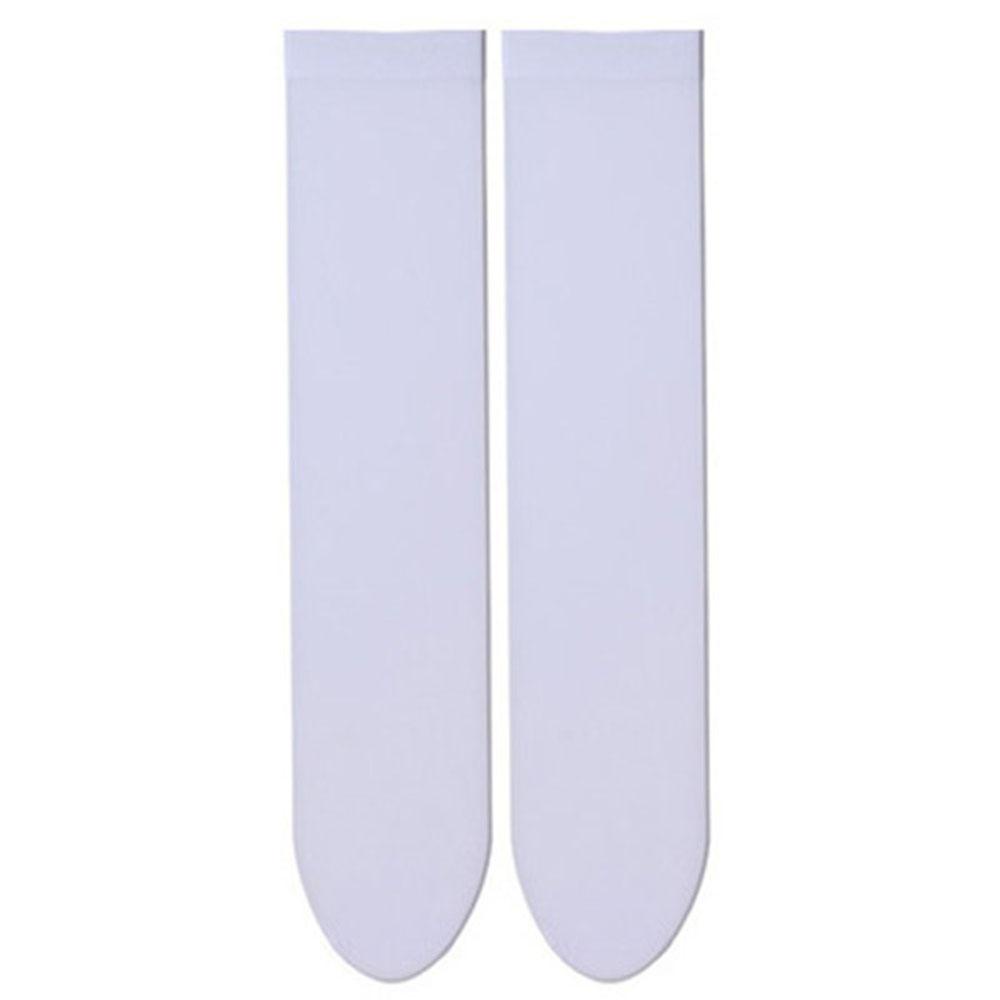 1 cặp vớ dài LILYES bằng cotton đen trắng ôm sát quyến rũ hợp thời trang cho nữ