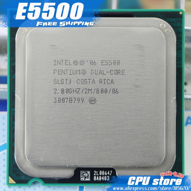 CPU Intel Pentium E5200 đến  E6600