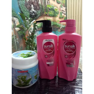 (mua 1 tặng 1) Cặp dầu gội-xả sunsilk Thái Lan 480ml