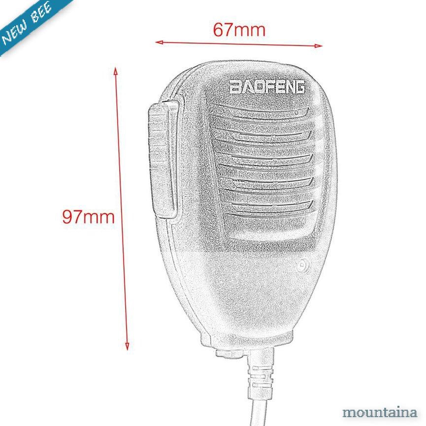 Mic 2 Chiều Cho Bộ Đàm Baofeng Bf-888s Uv-5r Uv-5ra Uv-5rb Uv-5rc Uv-5re