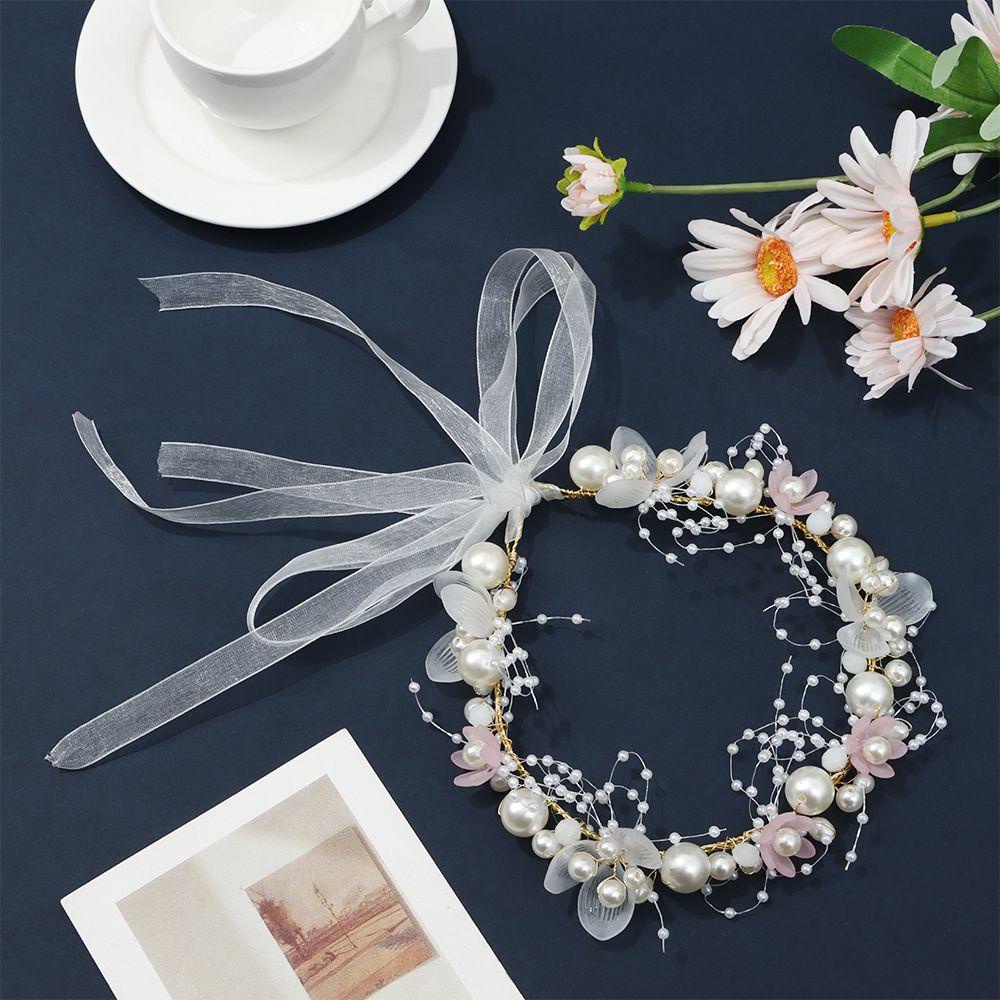 Vương Miện Đính Hoa Cài Tóc Cô Dâu Sang Trọng MIHAN1