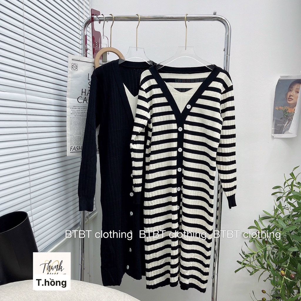 Váy Bầu Thu Đông Quảng Châu Cao Cấp.Đầm Bầu Thiết Kế Suông Dài Tay, Cổ Chữ V Xinh Xắn Sang Trọng A110 Lin Store66