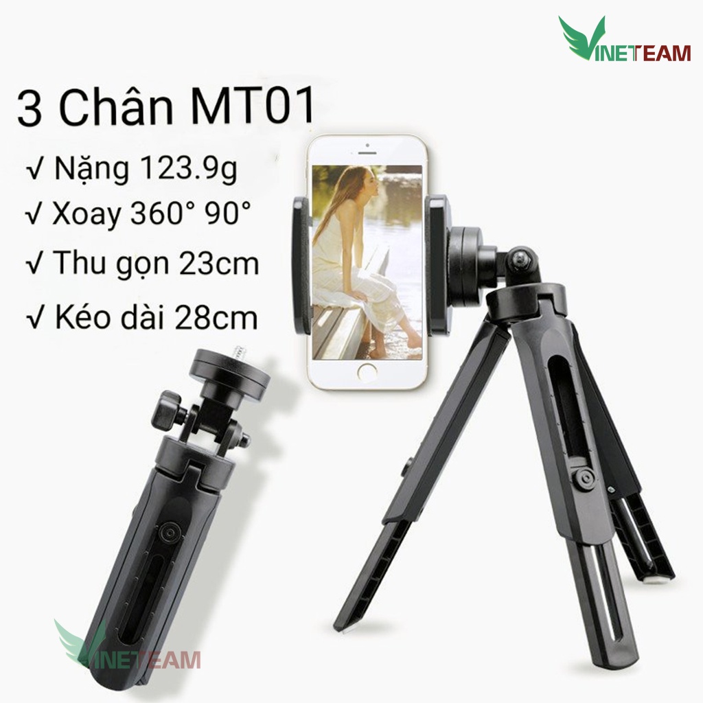 Gậy 3 chân TRIPOD SUPPORT chụp ảnh,livestream cực tiện lợi xoay 360 độ -dc4357