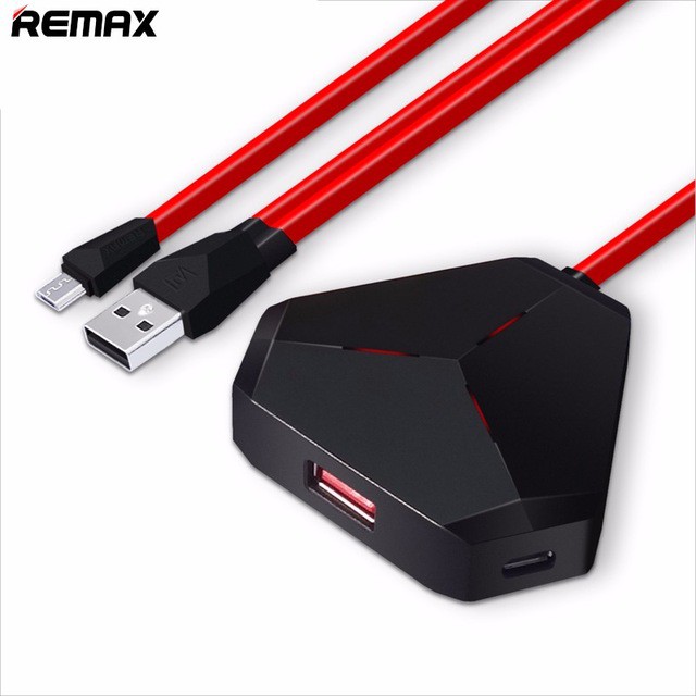 [Mã SKAMSALE03 giảm 10% đơn 200k] BỘ REMAX 3 USB HUB + OTG ALIENS