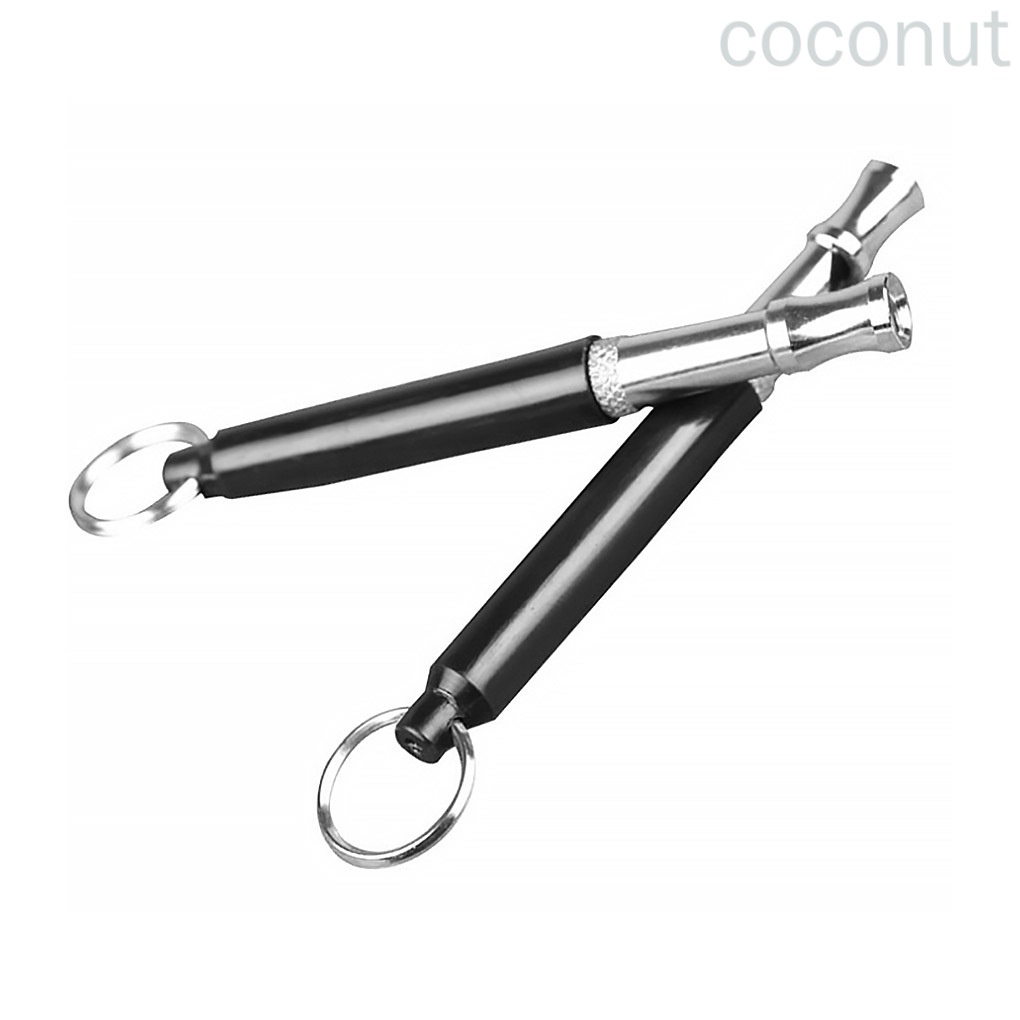 Còi huấn luyện chó bằng thép không gỉ kèm dây đeo tiện dụng