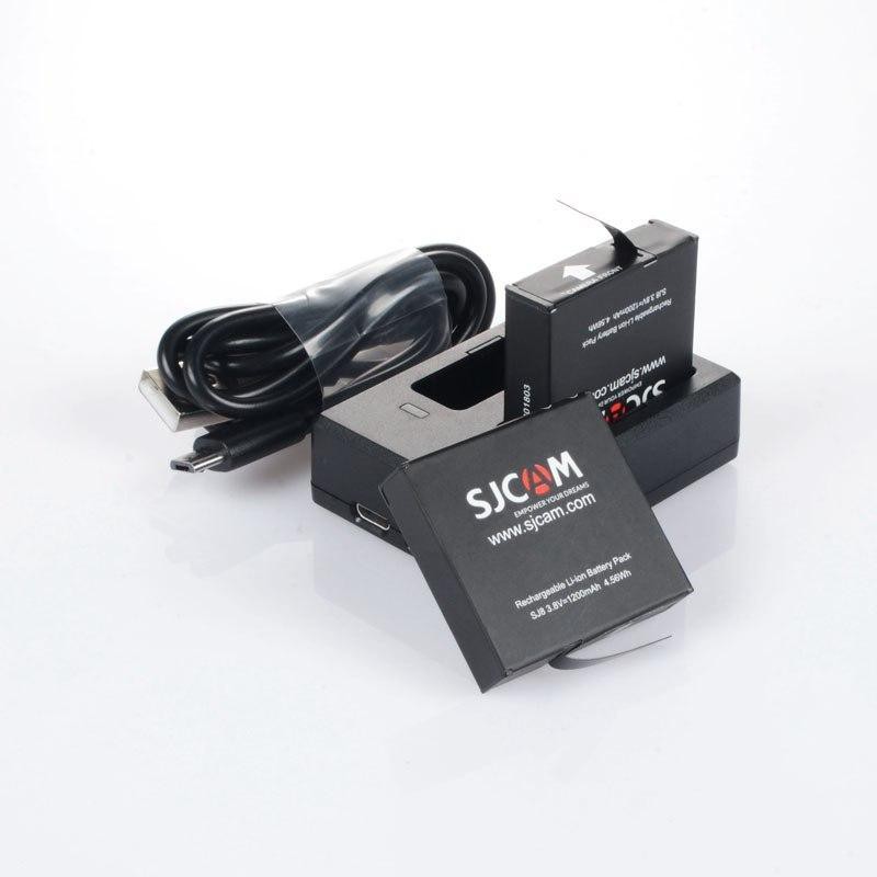 dock sạc đôi cho camera hành trình sjcam sj8 Pro, sj8 plus, sj8 air.