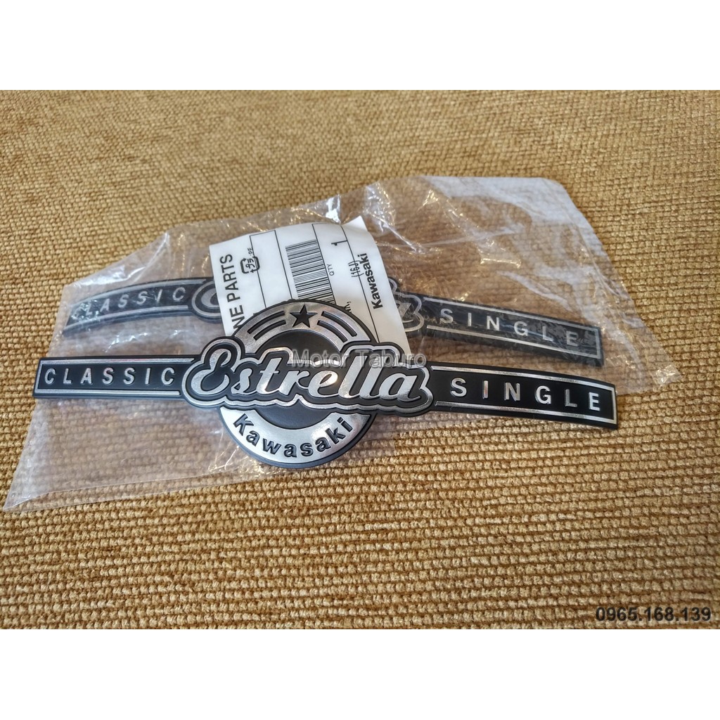 Logo bình xăng Estrella 250