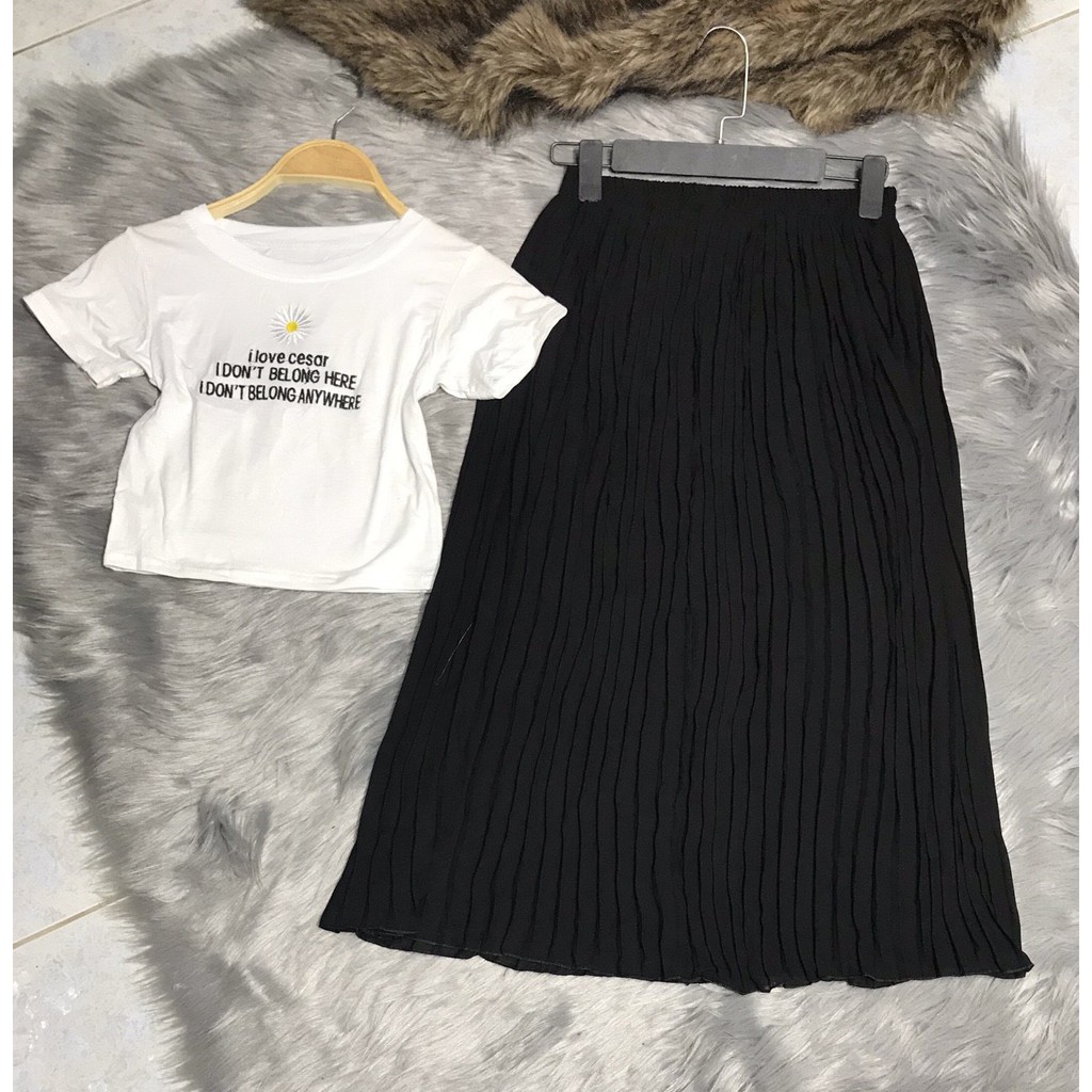 Chân váy dập ly siêu xinh