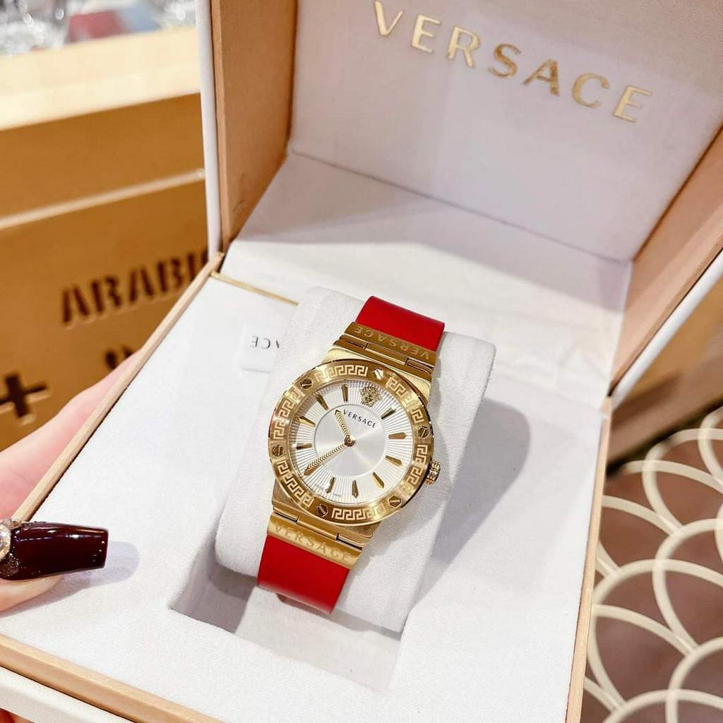 Đồng Hồ Nữ Dây Da Vers.a.c.e Geca Logo,Size:36mm Full Box Hãng,Phiên Bản Sang Trọng Đầy Quyền Lực