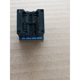 Đế nạp rom 8 chân rộng bios 25xx sop20-1.27-dip20 200-209mil sop8 socket