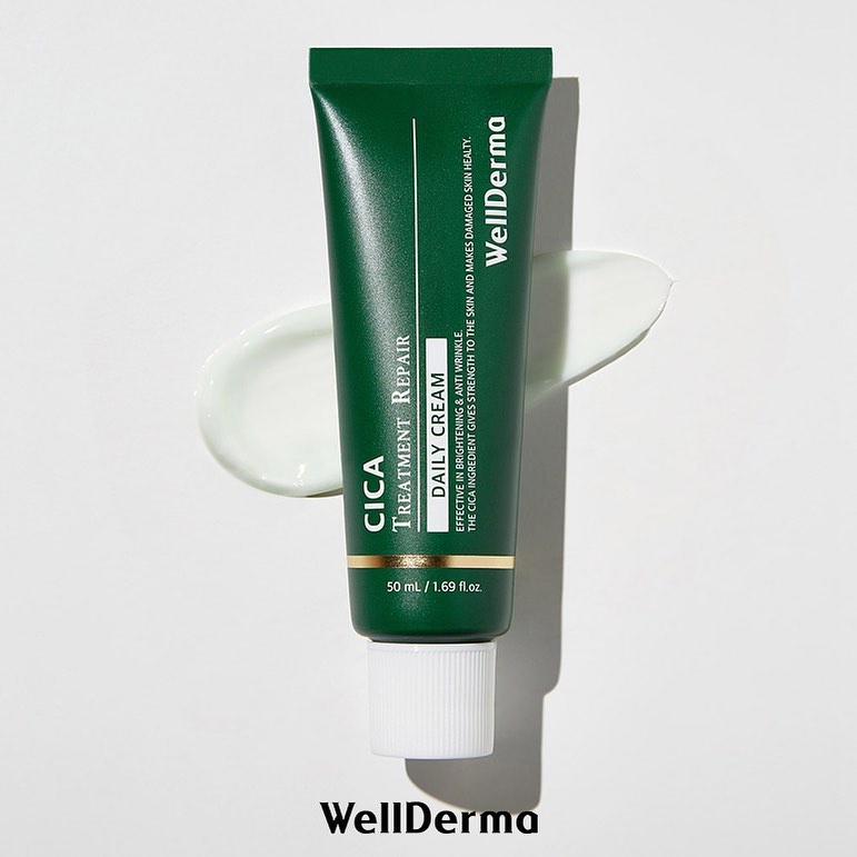 Kem Dưỡng Da Rau má Phục Hồi Da Nhạy Cảm WellDerma 50ml