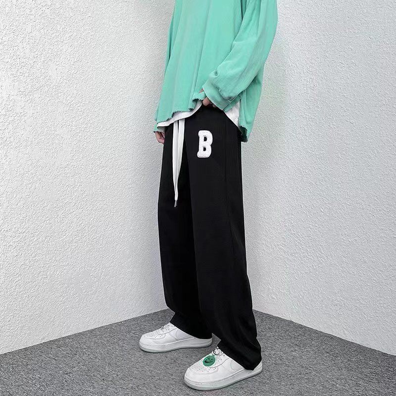 Quần Thể Thao Ống Rộng Phong Cách Hàn Quốc Thời Trang Mùa Hè Dành Cho Nam 2022