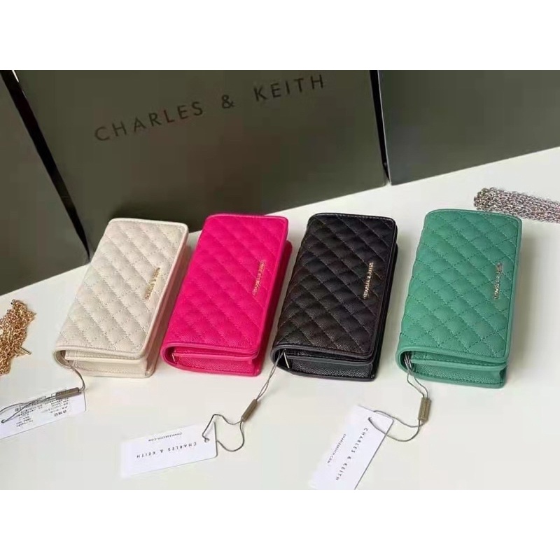 Túi ví h full box kèm dây xích đeo chéo - HANA BAG
