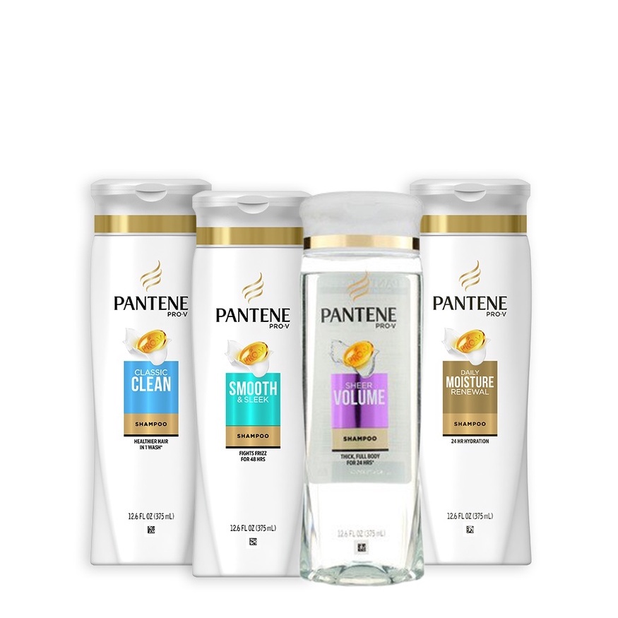 Dầu gội ngăn gãy rụng tóc làm sạch sâu và làm dày tự nhiên Pantene Pro V 375ml chính hãng Mỹ nhiều mùi hương