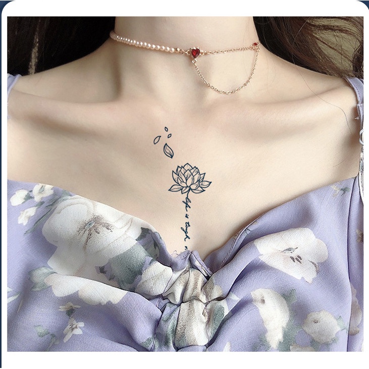 Hình Xăm Dán Tạm Thời Hình Chữ Cái Tiếng Anh Cá Tính