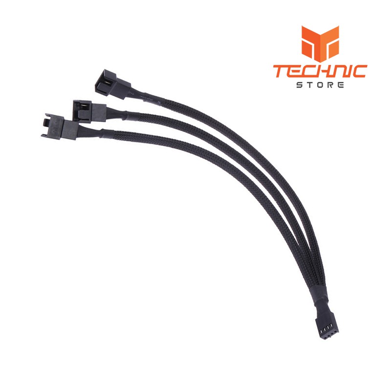Cáp chia nguồn quạt tản nhiệt PWM GELID GC4PX3 bọc dù cao cấp