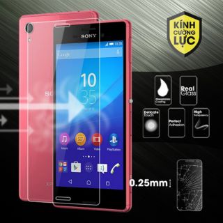 Combo Cường lực + Dán lưng 3D kim cương Xperia M4 Aqua