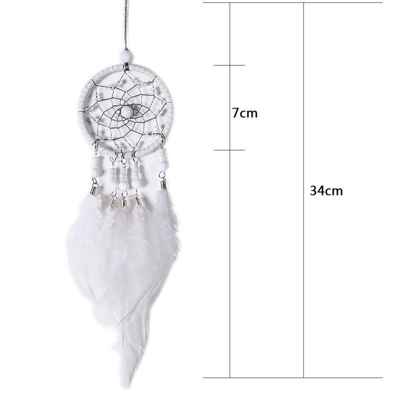 Dreamcatcher đính lông vũ trang trí