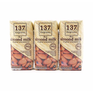 Sữa hạt hạnh nhân nguyên chất không đường 137 degrees 180ml