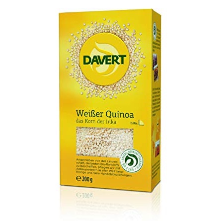 Hạt diêm mạch hữu cơ tổng hợp chưa rang Davert (200g)