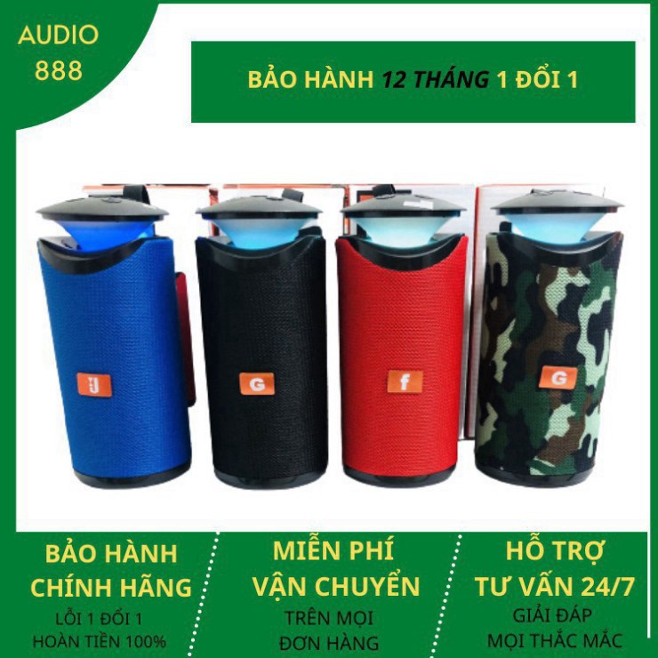 Loa Bluetooth Không dây Mini Cầm tay Beetek GT-112 Có đèn Led, Nghe nhạc hay, Cắm USB, Thẻ nhớ